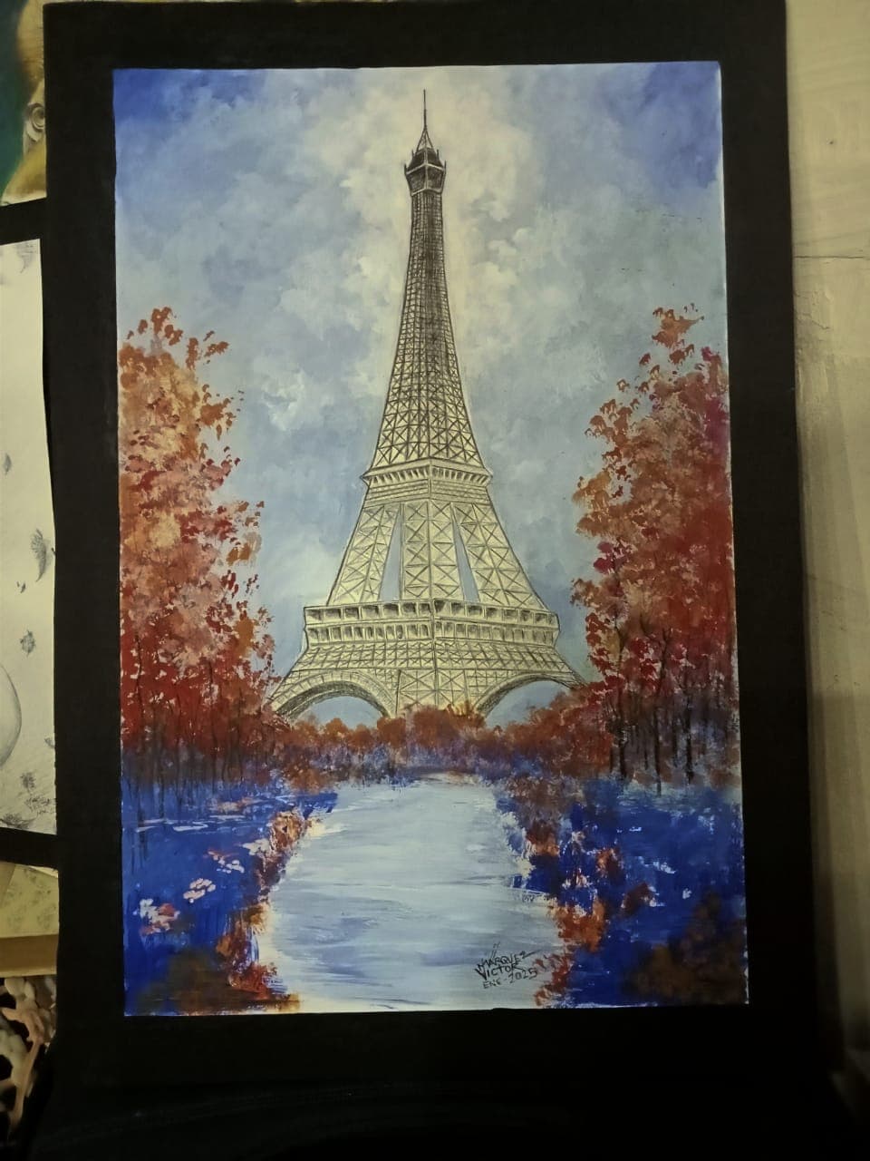 Torre Eiffel en Otoño